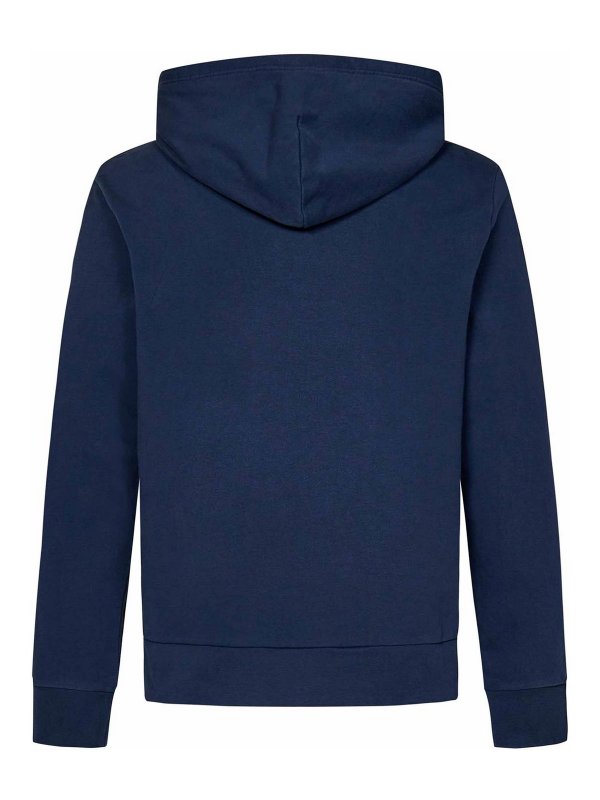 POLO RALPH LAUREN: Sweatshirts & Sweaters online - Navy Blue Loopback Cotton Hoodie