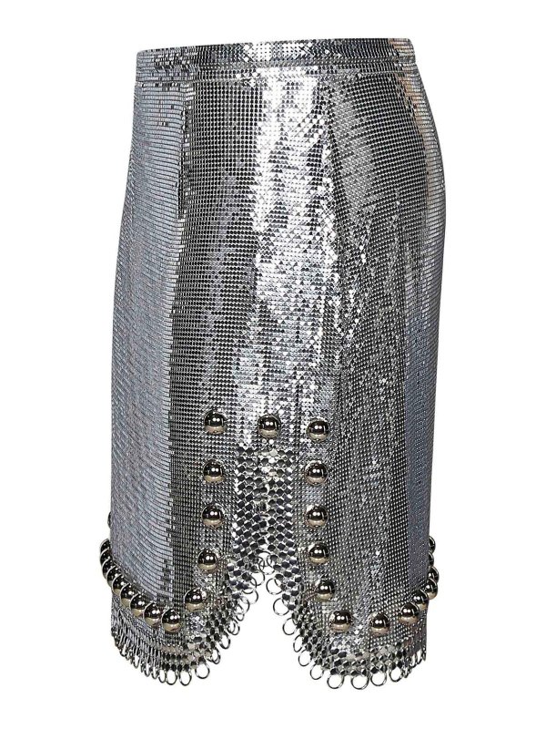 The Best Shops RABANNE: ミニスカート - ミニスカート - 銀