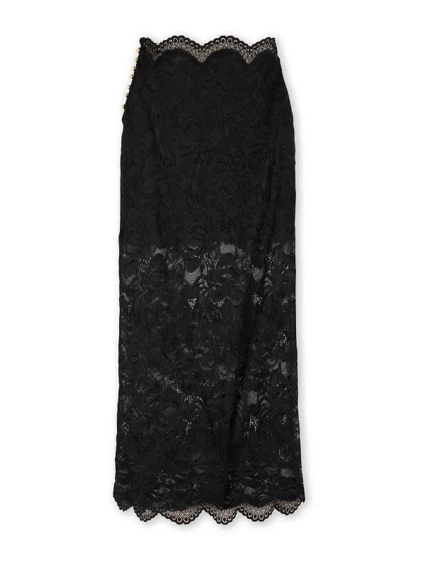 PACO RABANNE: Jupes midi et au genou online - Jupe Midi - Noir