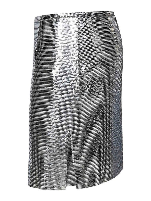The Best Shops PACO RABANNE: Mini jupes - Mini Jupe - Argent