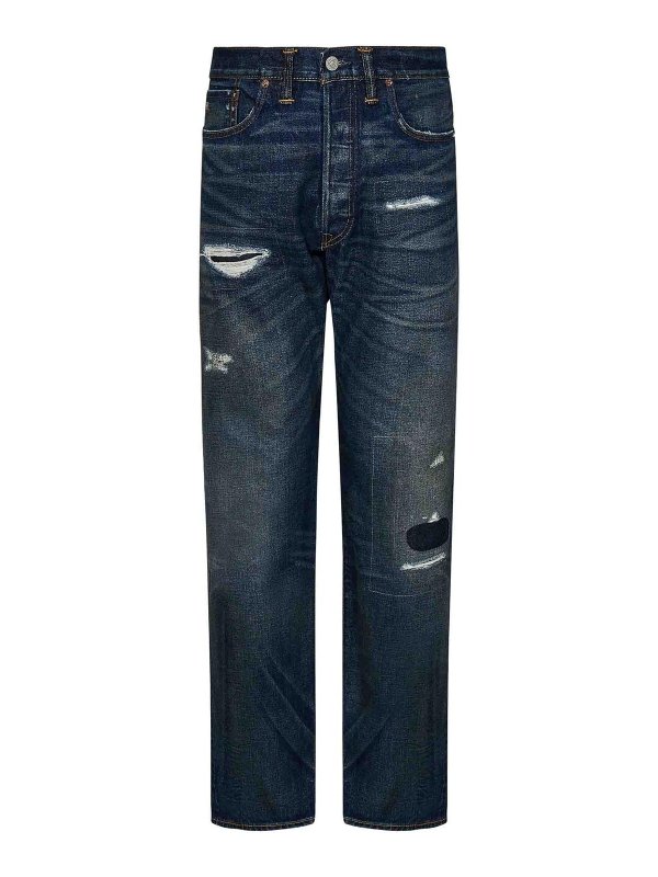 RALPH LAUREN: Jeans Rectos - Vaqueros Rectos - Azul
