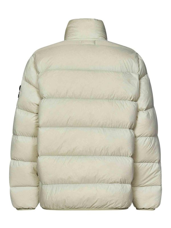 STONE ISLAND: ダウン・ハイテクジャケット online - ダウンジャケット - クリーム