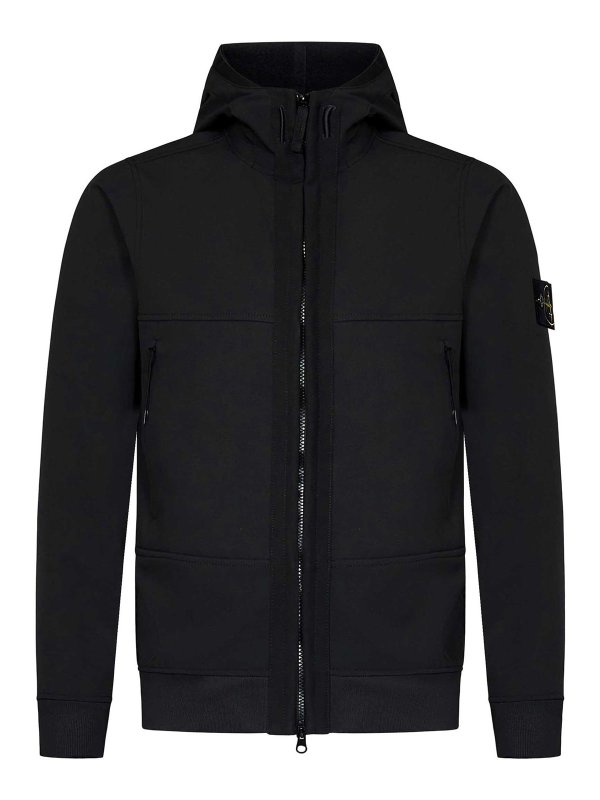 STONE ISLAND: カジュアルジャケット - カジュアルジャケット - 黒