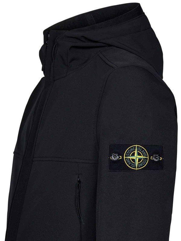 The Best Shops STONE ISLAND: カジュアルジャケット - カジュアルジャケット - 黒
