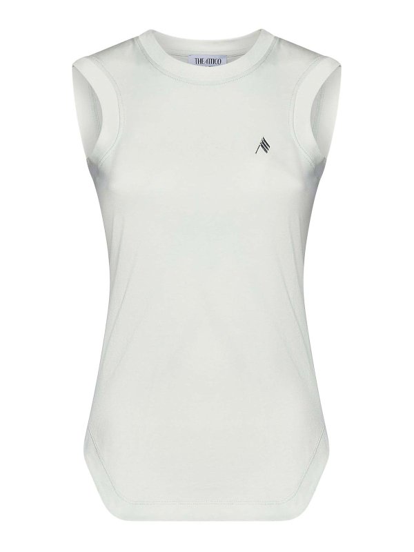 The Attico: Tops und Tank Tops - Top - Weiß