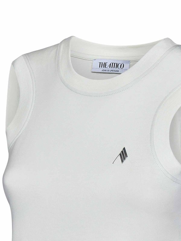 The Best Shops The Attico: Tops und Tank Tops - Top - Weiß