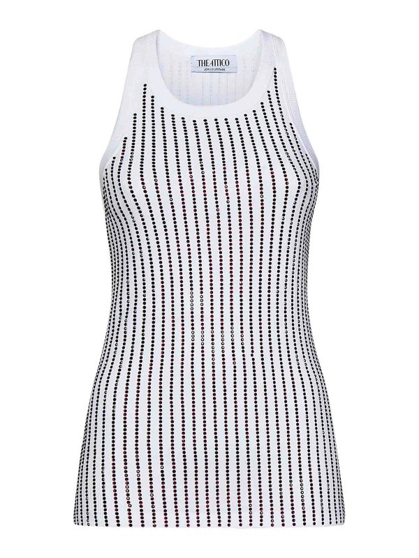 The Attico: Tops und Tank Tops - Top - Weiß