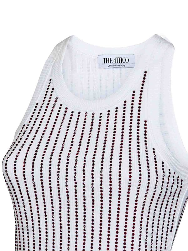 The Best Shops The Attico: Tops und Tank Tops - Top - Weiß