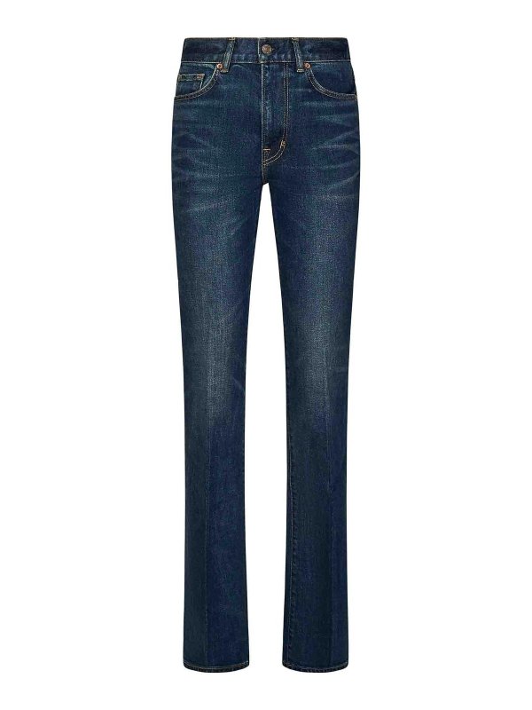 TOM FORD: ベルボトムジーンズ - フレアジーンズ - ブルー