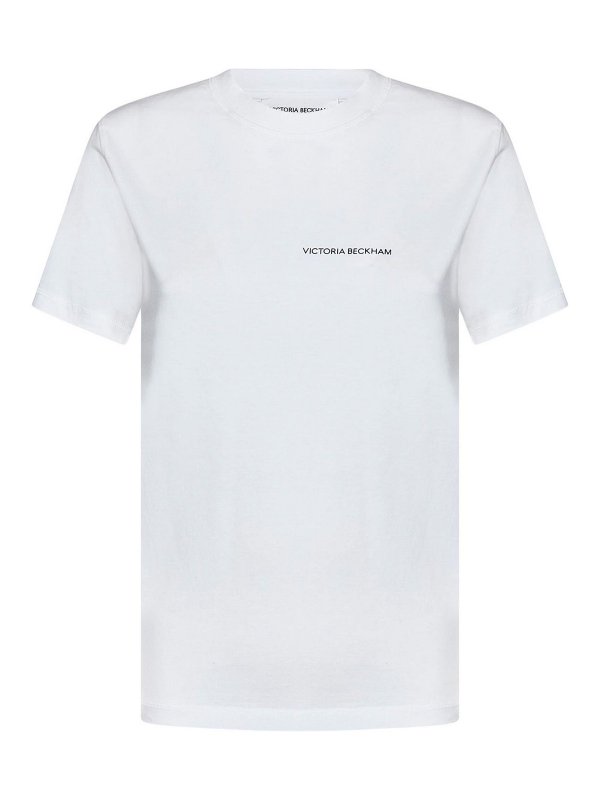 VICTORIA BECKHAM: t-shirt - T-shirt bianca