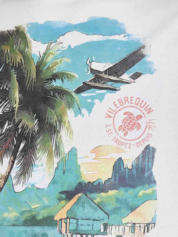 The Best Shops VILEBREQUIN: T-shirts - T-Shirt - Weiß