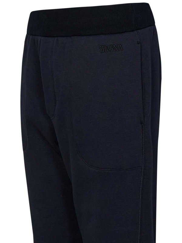 The Best Shops ZEGNA: スウェットパンツ - トラックスーツ ボトムス - ブルー