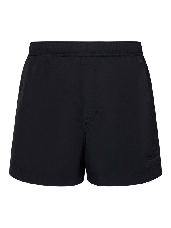 ZEGNA: Swim shorts & swimming trunks - Black Nylon Swim Shorts
