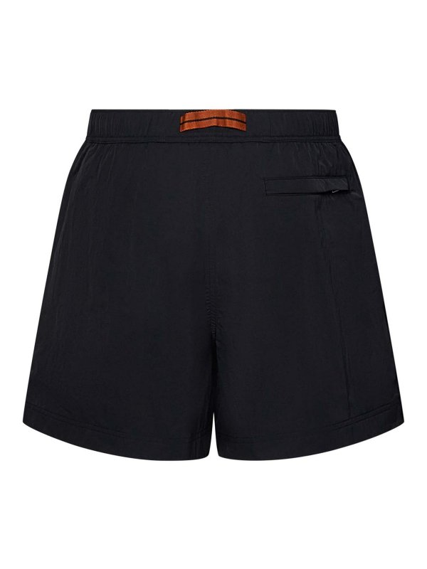 ZEGNA: Swim shorts & swimming trunks online - Black Nylon Swim Shorts