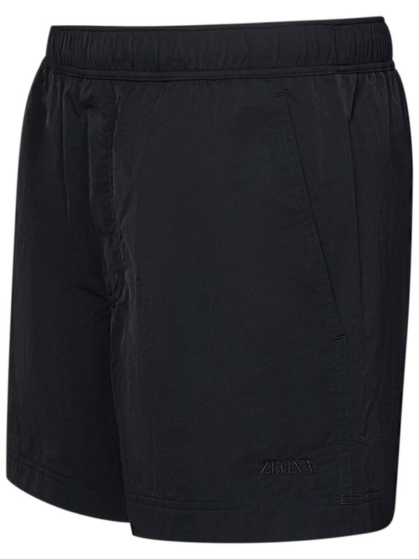 Black Nylon Swim Shorts shop online: ZEGNA
