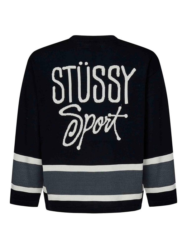 STUSSY: Suéteres con cuello pico online - Suéter Cuello Redondo - Negro