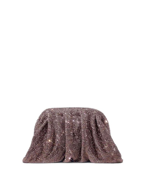 BENEDETTA BRUZZICHES: Clutch - Pochette - Marron