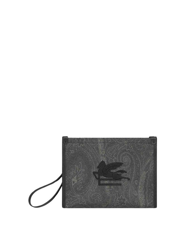 ETRO: Clutch - Pochette - Noir