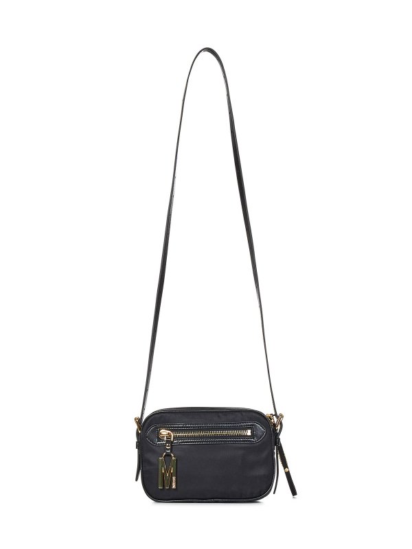 The Best Shops MOSCHINO: cross body bags - Black Nylon Crossbody Bag