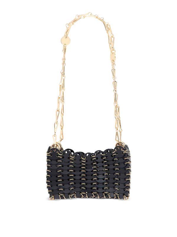 PACO RABANNE: ショルダーバッグ - ショルダーバッグ - 黒