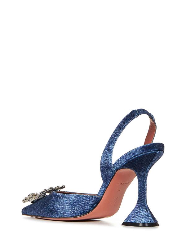 The Best Shops AMINA MUADDI: Escarpins - Chaussures À Talon - Bleu