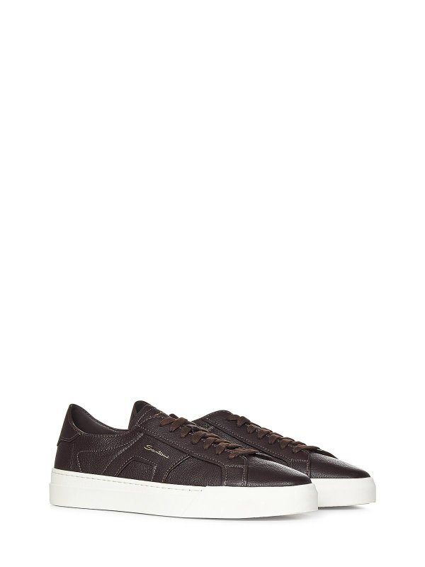 SANTONI: trainers online - Leather sneakers