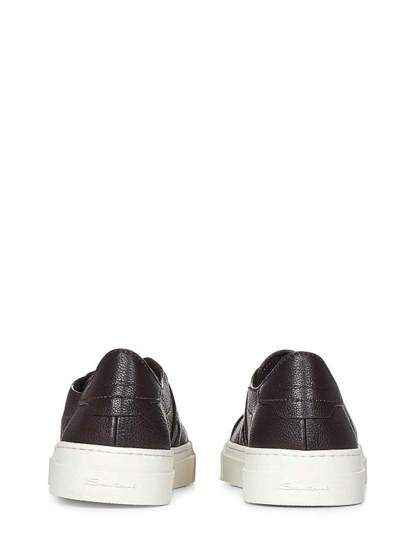 The Best Shops SANTONI: trainers - Leather sneakers