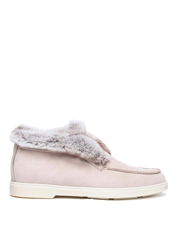 SANTONI: ブーティー - アンクルブーツ - ヌードカラー