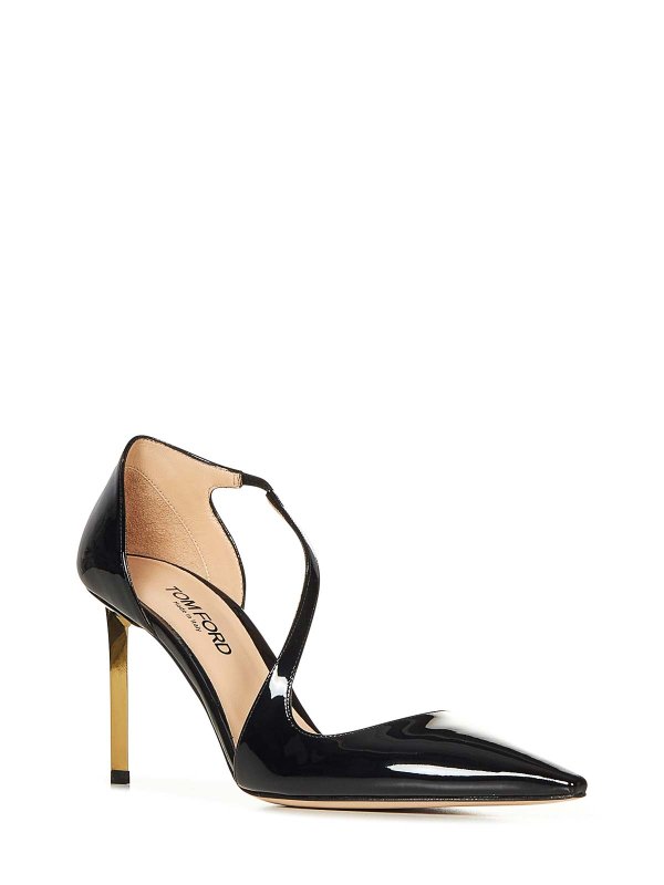 TOM FORD: court shoes online - Newton Black Patent Calf Leather Pumps