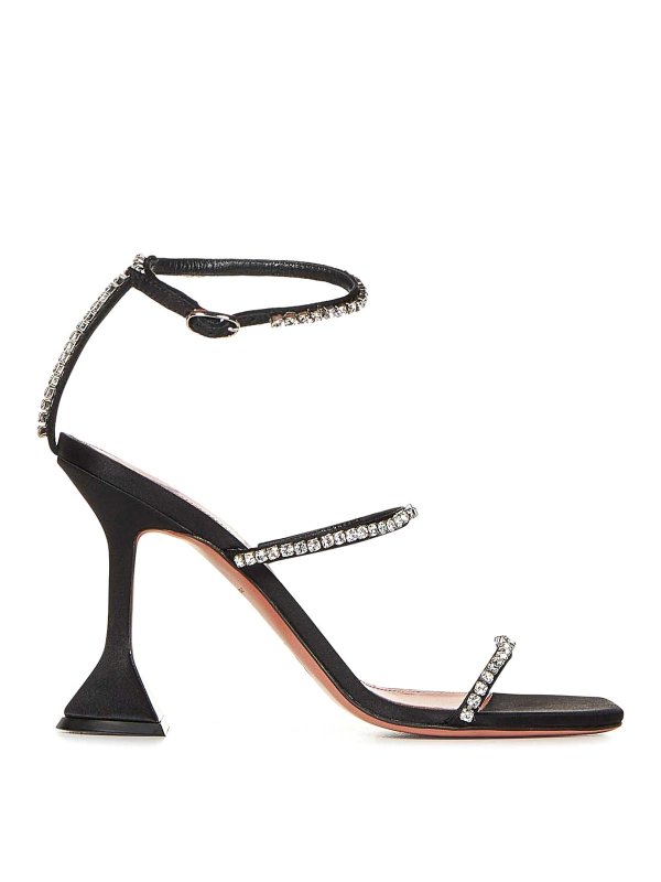 AMINA MUADDI: サンダル - サンダル - 黒