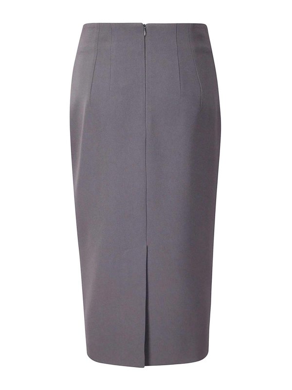 ALBERTO BIANI: Knielange und Midi Röcke online - Midirock - Dunkelgrau