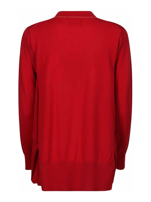 COLVILLE: Suéteres con cuello pico online - Suéter Cuello Redondo - Rojo