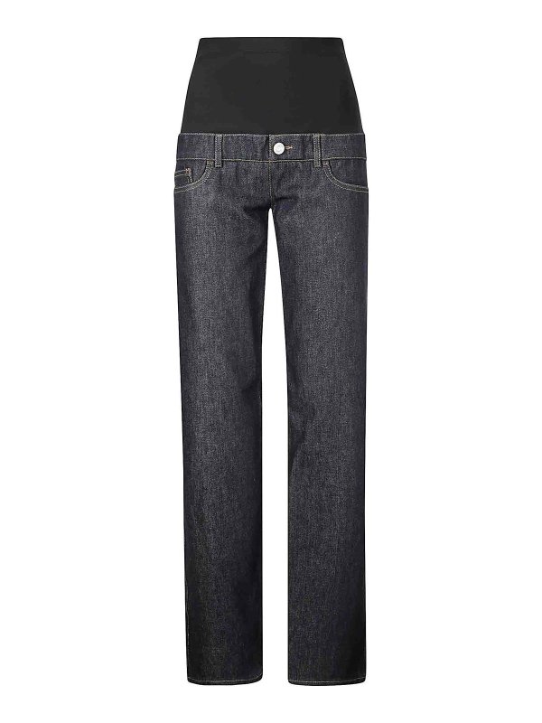 COPERNI: Trousers Shorts - Jersey Hybrid Denim Trousers