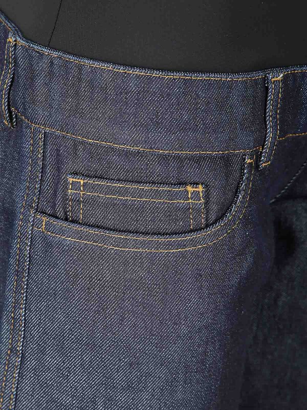 The Best Shops COPERNI: Trousers Shorts - Jersey Hybrid Denim Trousers