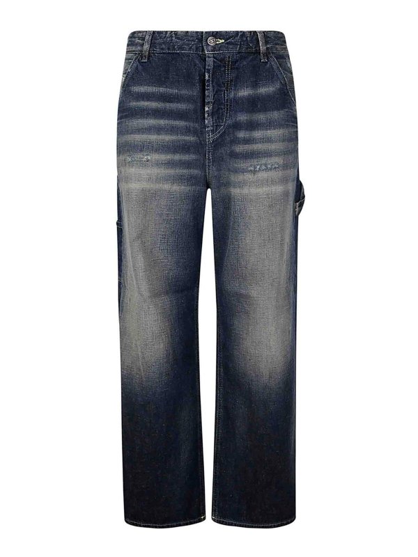 DIESEL: ブーツカットジーンズ - ブーツカットジーンズ - ブルー