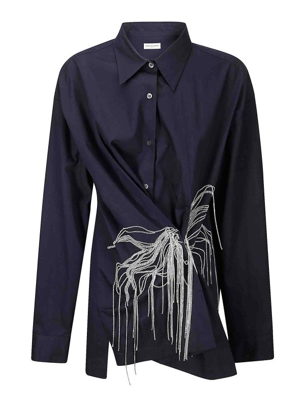 DRIES VAN NOTEN: shirts - 00680-Clicks Emb