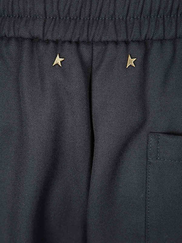 The Best Shops GOLDEN GOOSE: スウェットパンツ - トラックスーツ ボトムス - ダークブルー