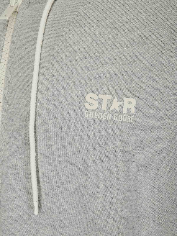 The Best Shops GOLDEN GOOSE: Felpe e maglie - Felpa Star unisex in cotone con zip e logo