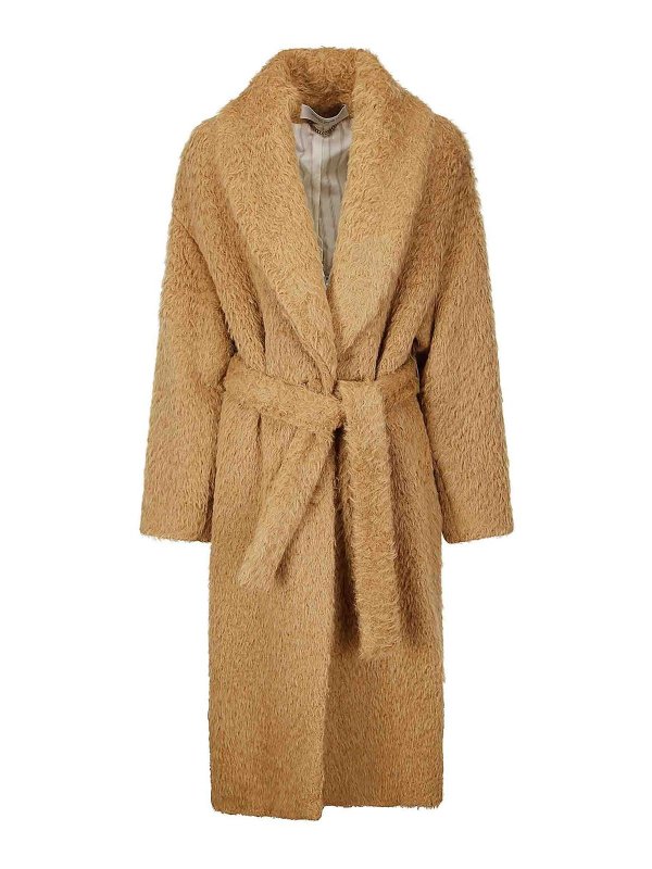 GOLDEN GOOSE: ショートコート - ショートコート - ブラウン