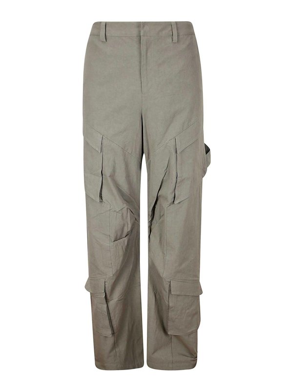 HELIOT EMIL: Trousers Shorts - Cellulae Cargo Trousers