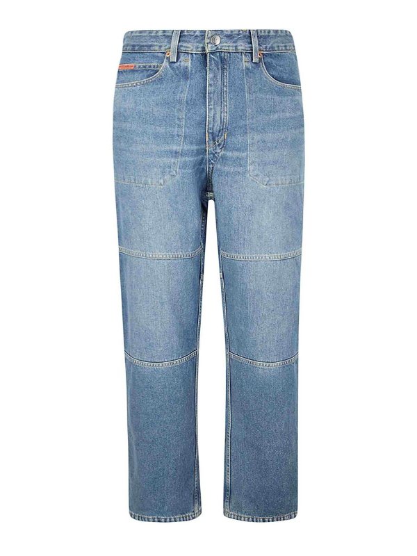 MARTINE ROSE: jeans bootcut - Reversible Camo Jean