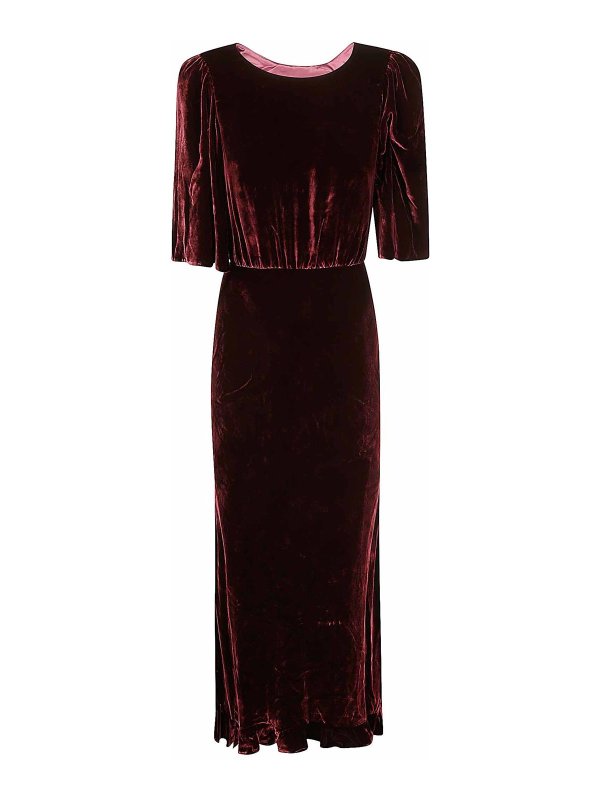 SALONI: マキシドレス - マキシドレス - ボルドー