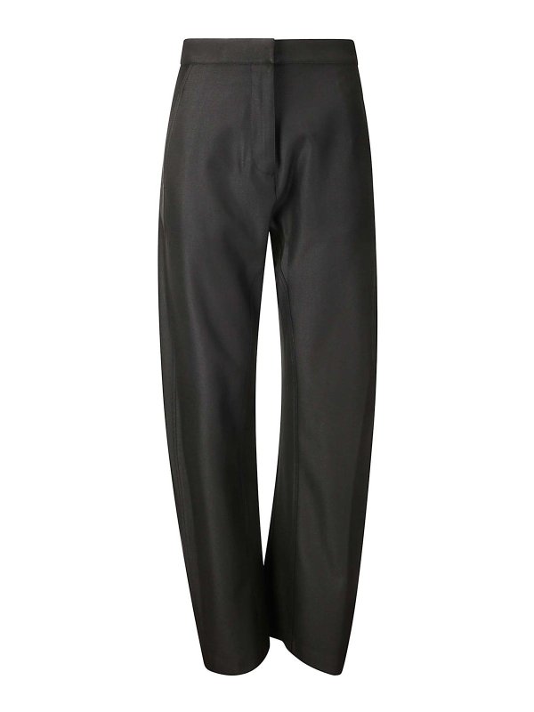 STEFANO MORTARI: トラウザーショーツ - ショートパンツ - 黒