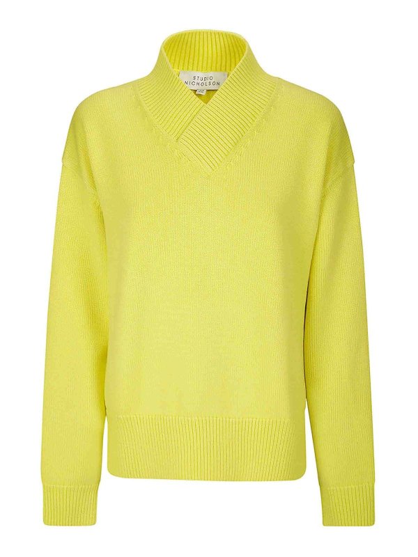 STUDIO NICHOLSON: クルーネック - クルーネック - イエロー