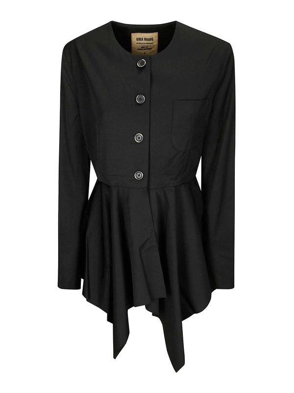 UMA WANG: Tops und Tank Tops - Top - Schwarz