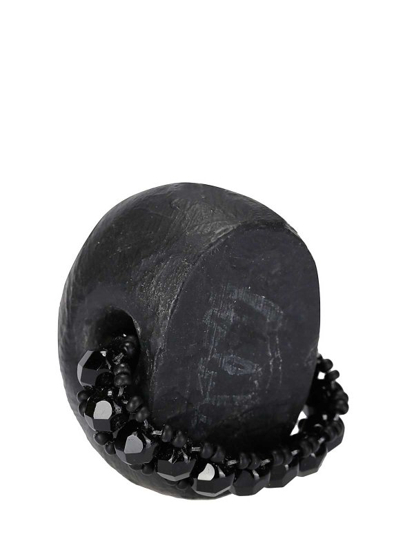 MARIA CALDERARA: 指輪 online - リング - 黒