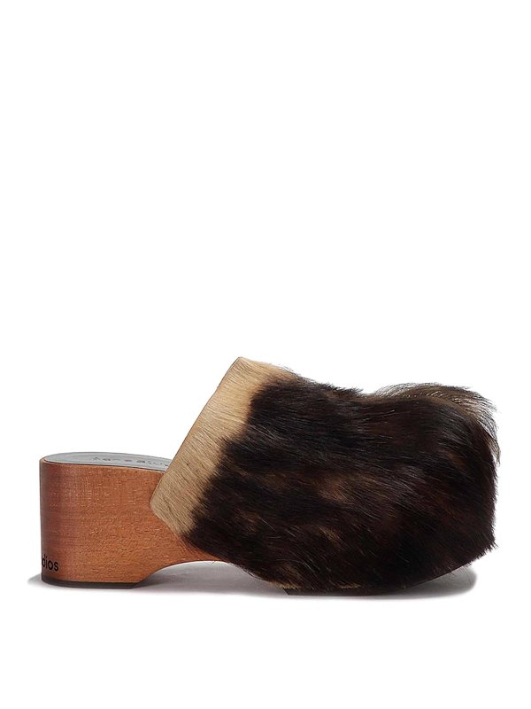 Acne Studios: Mules - Mules - Bunt