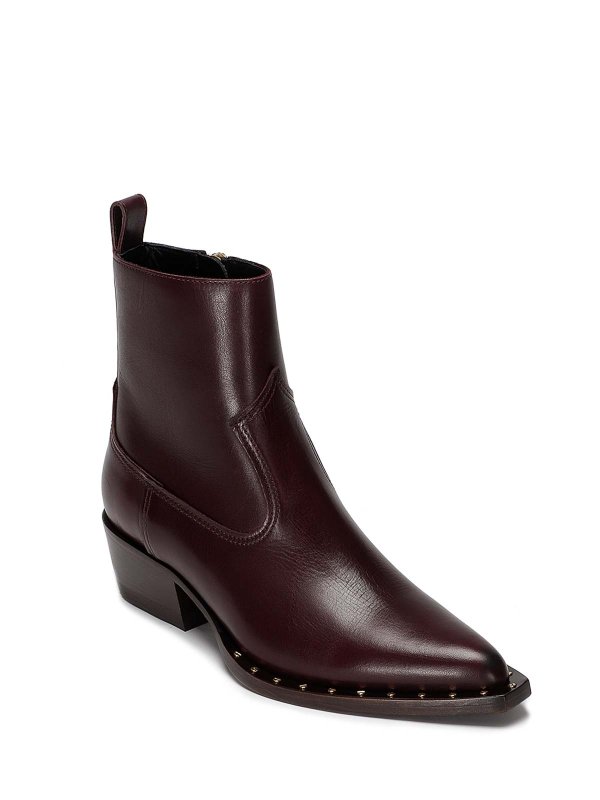 GOLDEN GOOSE: stivali online - Tomaia In Pelle Con Borchie Foxing