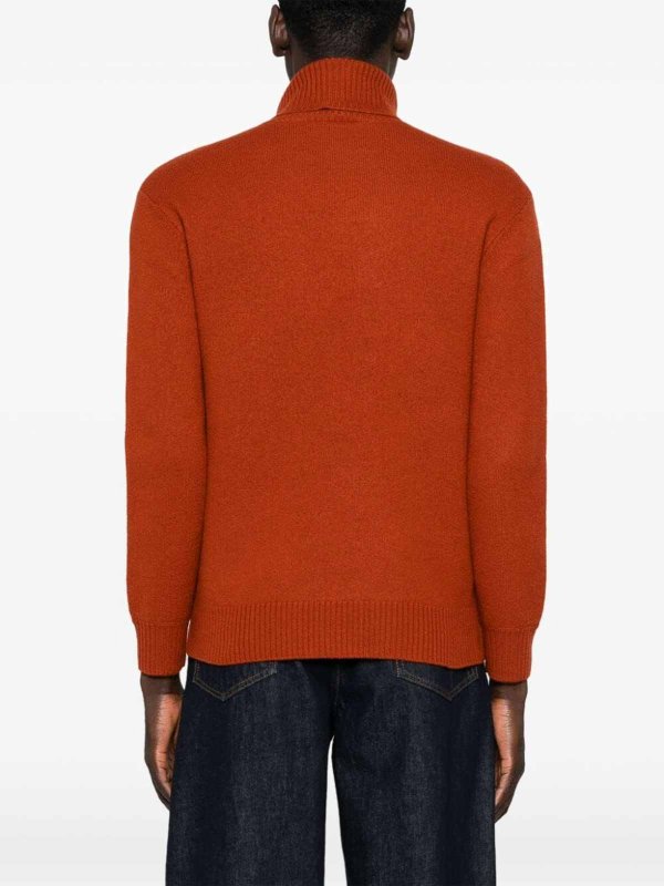 Pull Col Roulé - Orange shop online: A.P.C.