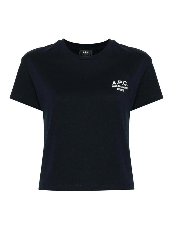 A.P.C.: t-shirts - T-Shirt Boxy Rue Madame